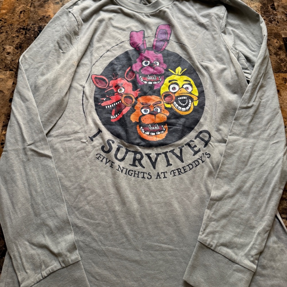 Five Nights at Freddy's Graphic Long Sleeve Shirt